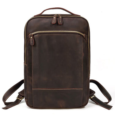 mochilas hombre cuero